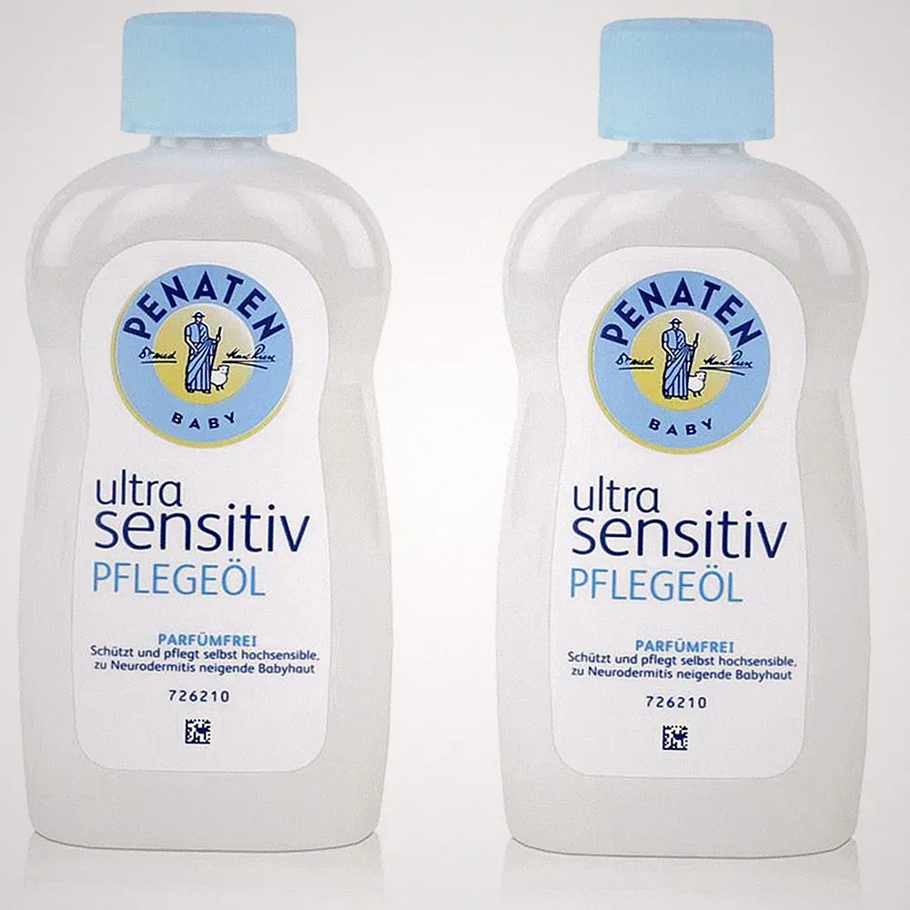 Penaten Baby Ultra Sensitiv Pflegeöl parfümfrei Körperöl empf. Haut 2 x 200ml