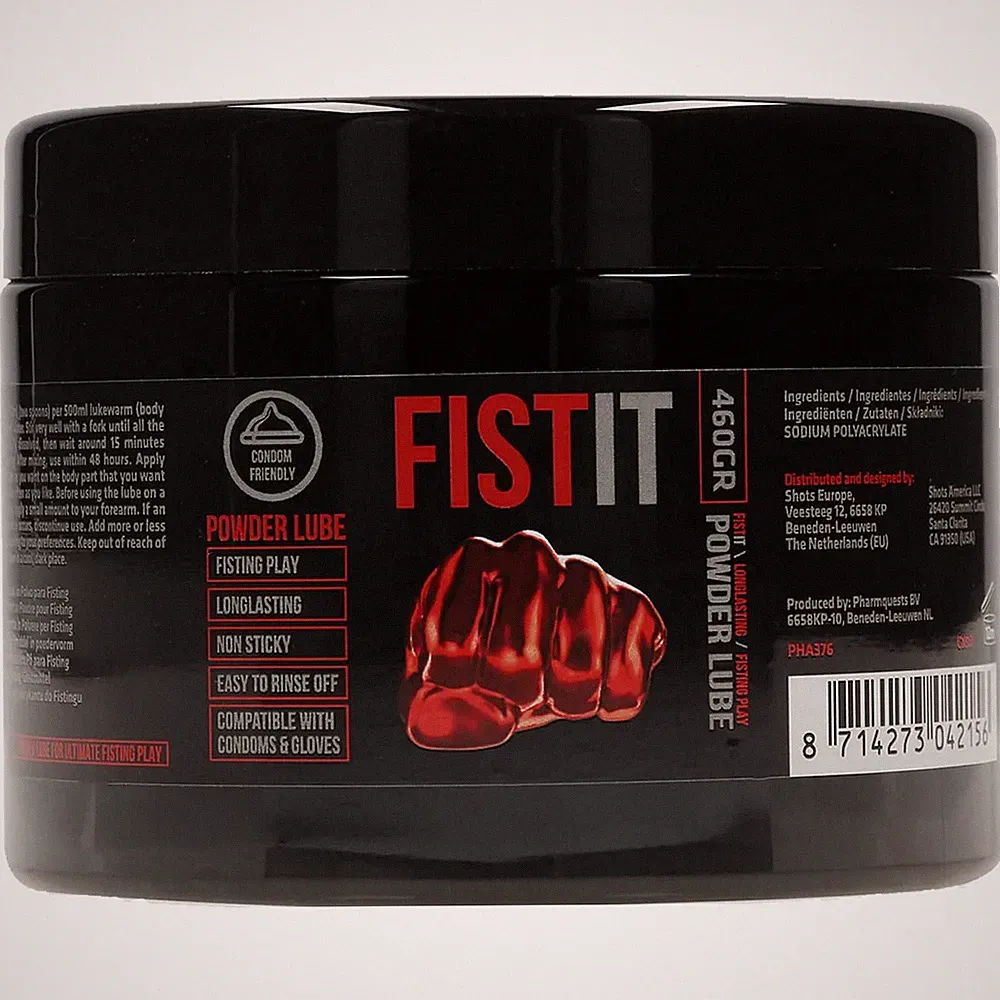 Pharmquests Fist-It Powder Lube 460g Pulver Gleitgel Fisting Mischbares Gleitgel