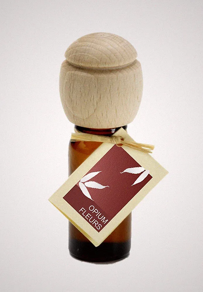 Piccolino Opium Fleurs Raumduft mit Buchenholzkopf Parfümöl 10 ml