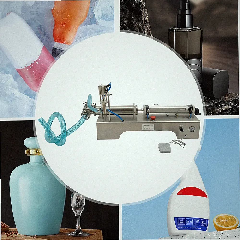 Pneumatische Abfüllmaschine Flüssige Füllmaschine Shampoo Öl Parfüm Abfüllgerät