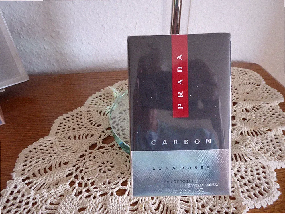 PRADA Luna Rossa Carbon Herren Eau De Toilette Spray - 100ml, ovp