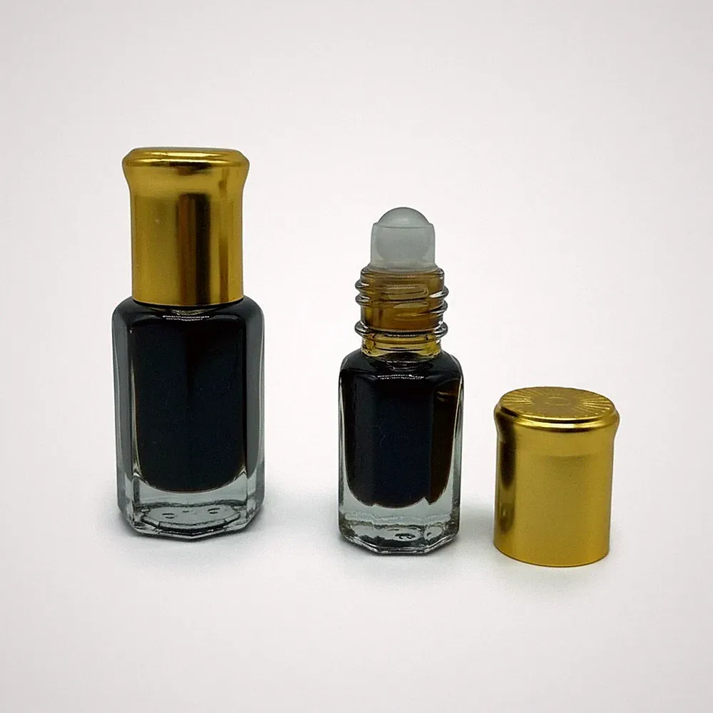 PREMIUM AMBER Duft Parfüm Öl - Roll On Misk Oud Ambar Weihrauch harzig holzig