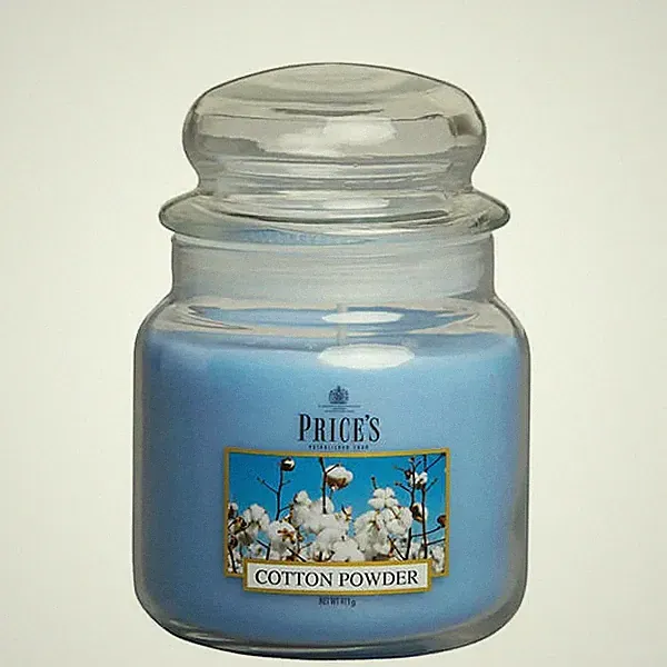 Prices Fragrance Collection Cotton Powder Medium Jar Candle