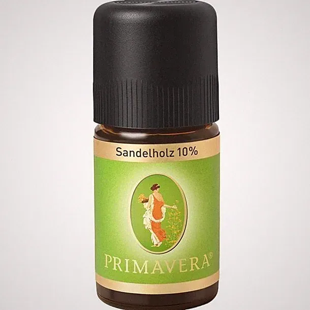 PRIMAVERA Ätherisches Öl Sandelholz 10% 5 ml für Autoduft.