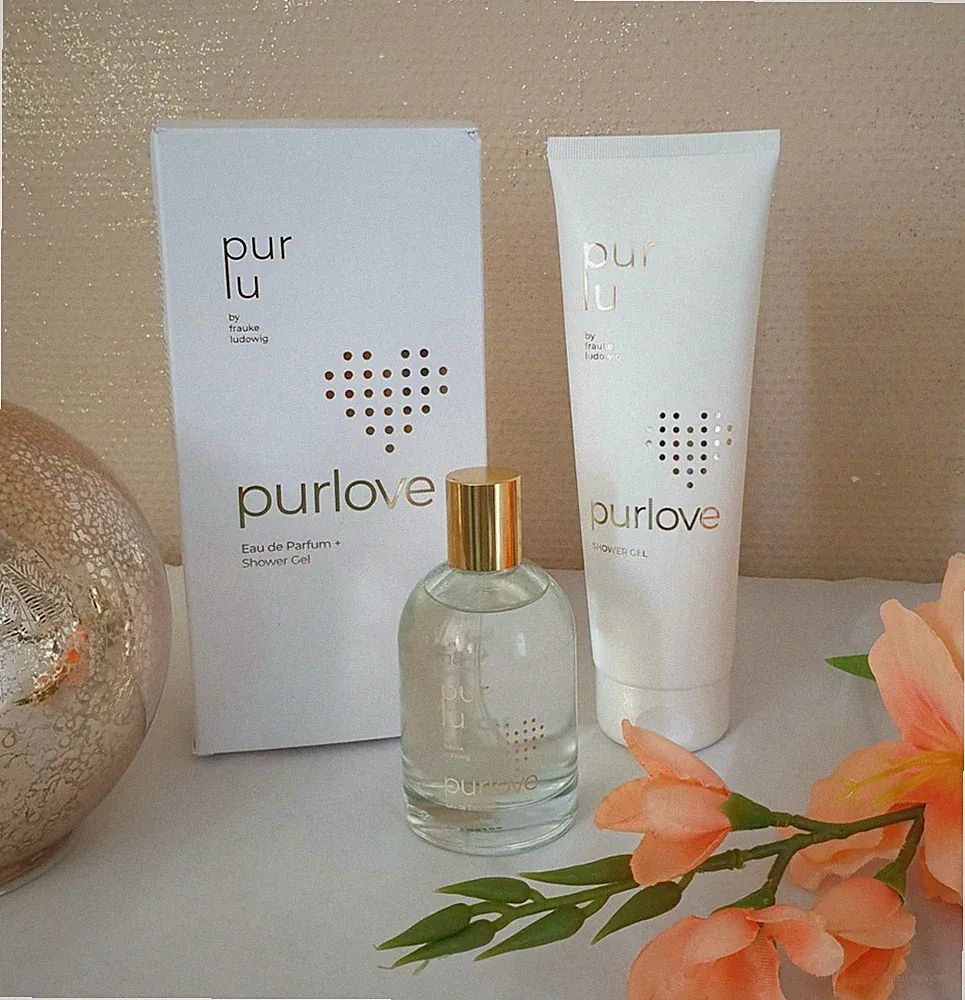 Pur lu by Frauke Ludowig Purlove Eau de Parfum 100 ml + Duschgel 250 ml Set NEU