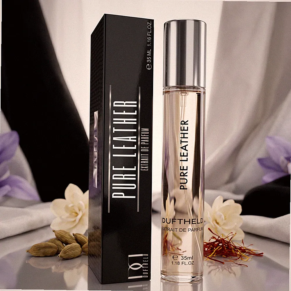 PURE LEATHER 35ml Extrait de Parfum Unisex Duftheld Körperspray Duftspray