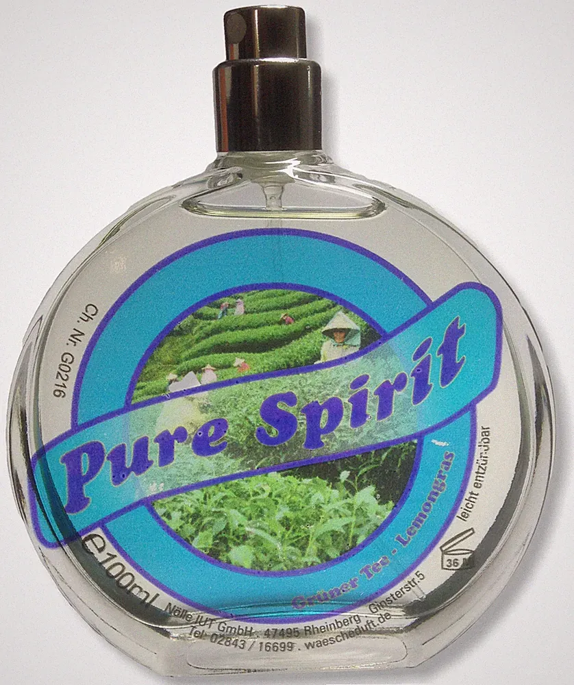 PURE SPIRIT Grüner Tee-Lemongras Eau de Toilette Parfüm - original Wäscheduft