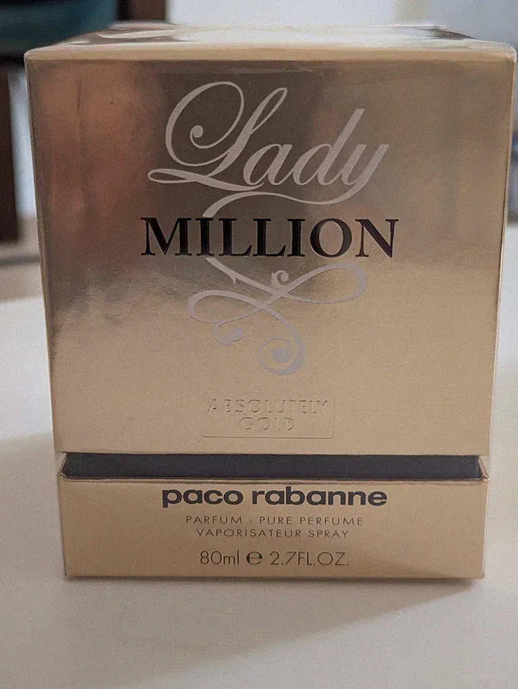 Pures Parfum! Paco Rabanne Lady Million Absolutely Gold, 80 ml, neu/ovp