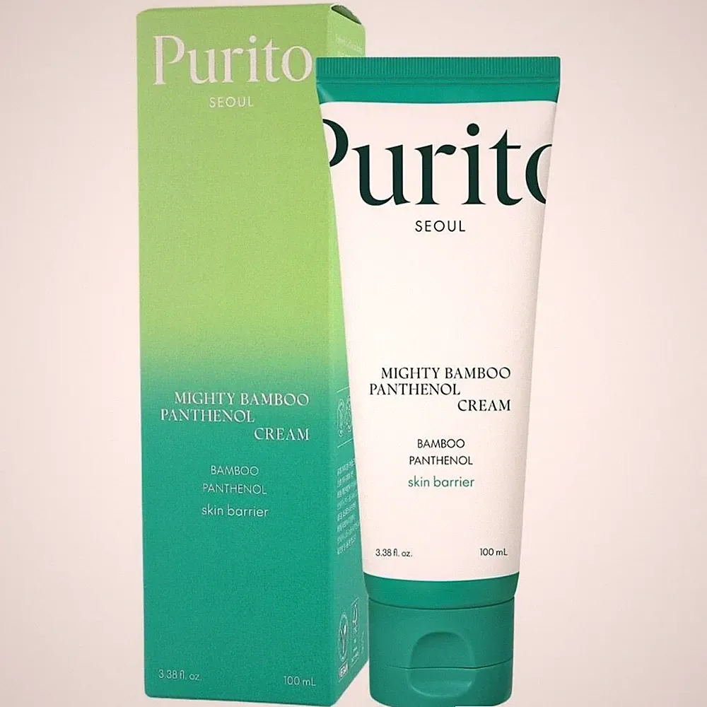 Purito Seoul Mighty Bamboo Panthenol Creme 100 ml Gesichtscreme Hautbarriere