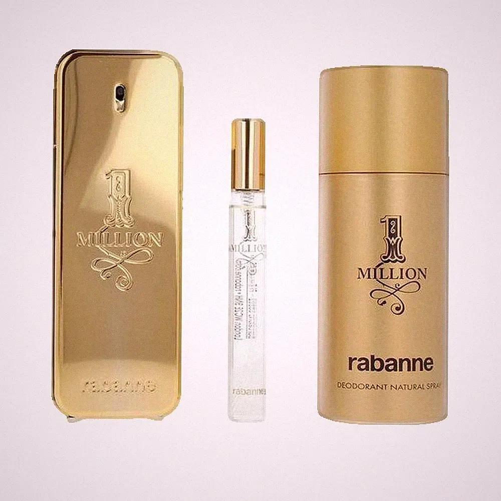 Rabanne 1 MILLION Männer Parfum Set 100 ml Eau de Toilette 150 ml Deodorant