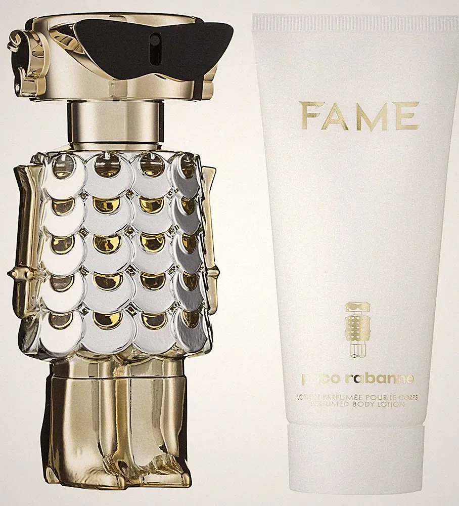 Rabanne Fame Eau de Parfum Set 80 ml + 100 ml Körperlotion + 4 ml OVP NEU
