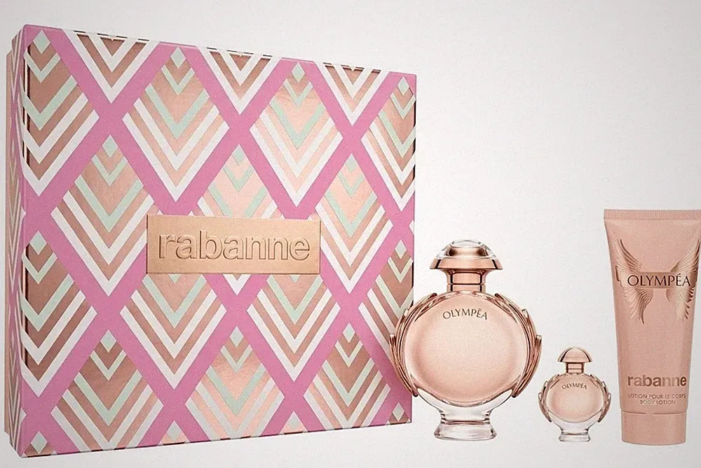 Rabanne Olympea Eau de Parfum edp 80ml + Miniature 6ml + Body Lotion 100ml