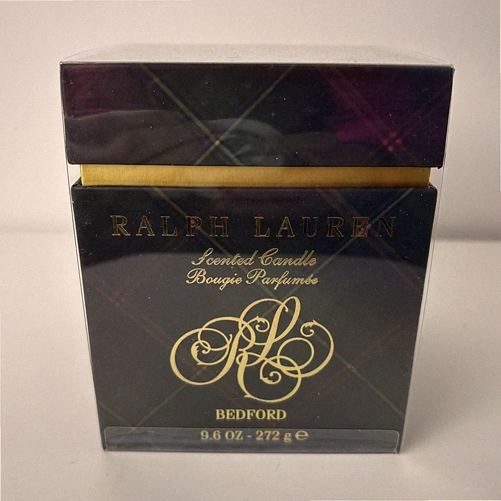 Ralph Lauren Bedford Duftkerze Pinienduft 9,6 Oz. Einzeldocht Neu