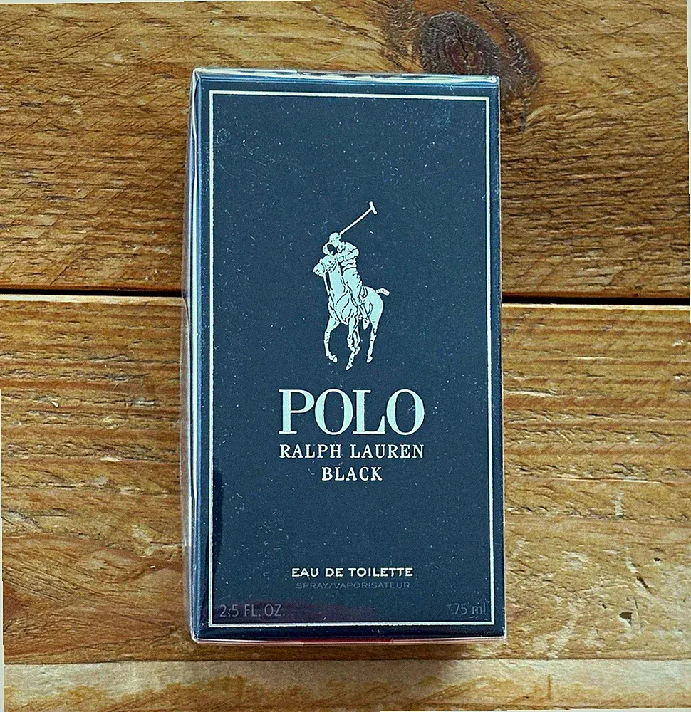 Ralph Lauren Polo Black Eau de Toilette Spray 75 ml Normale Größe