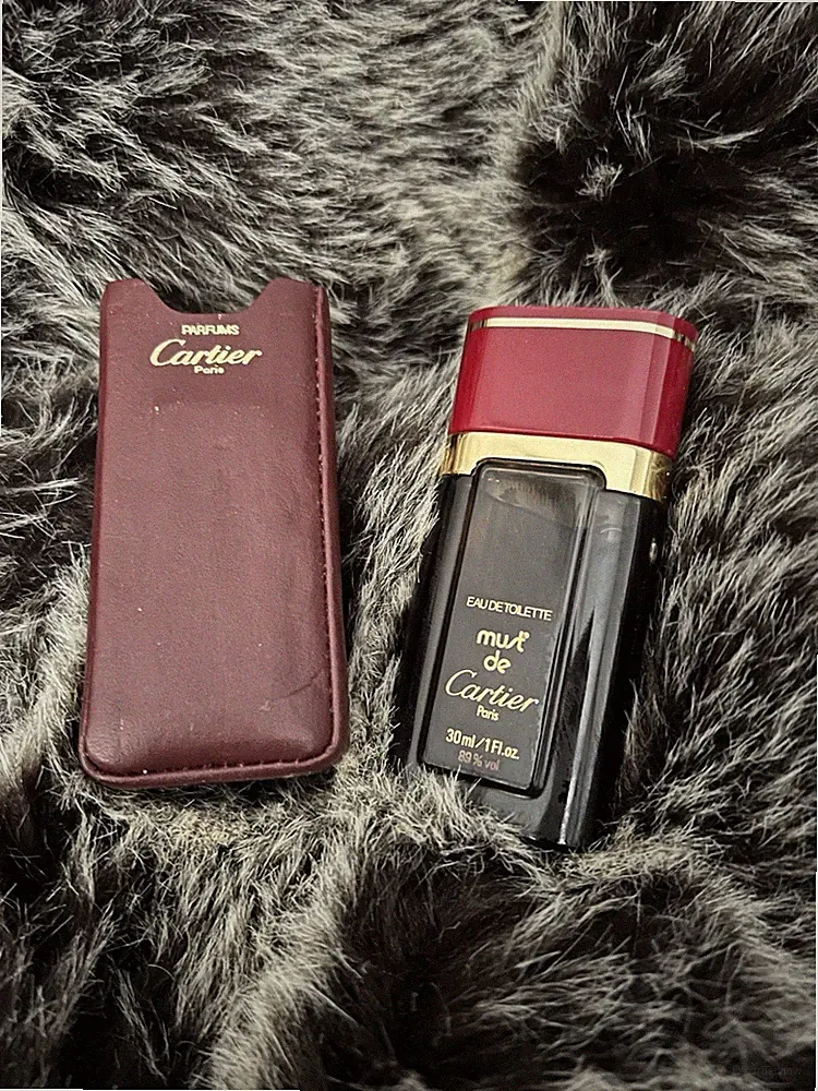Rarität: Vintage Must de Cartier – Eau de Toilette (30ml) mit Lederetui