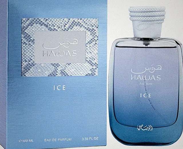 Rasasi Hawas Ice EDP 100ml Herren Fresh Aquatic Duft ORIGINAL