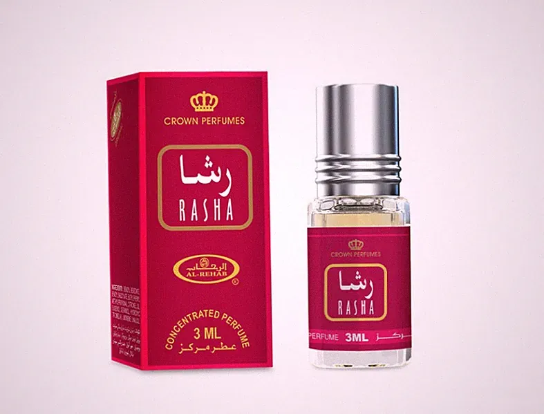 Rasha Parfümöl 3 ml Roll-On – Al Rehab blumig, fruchtig, orientalisch, süßlich