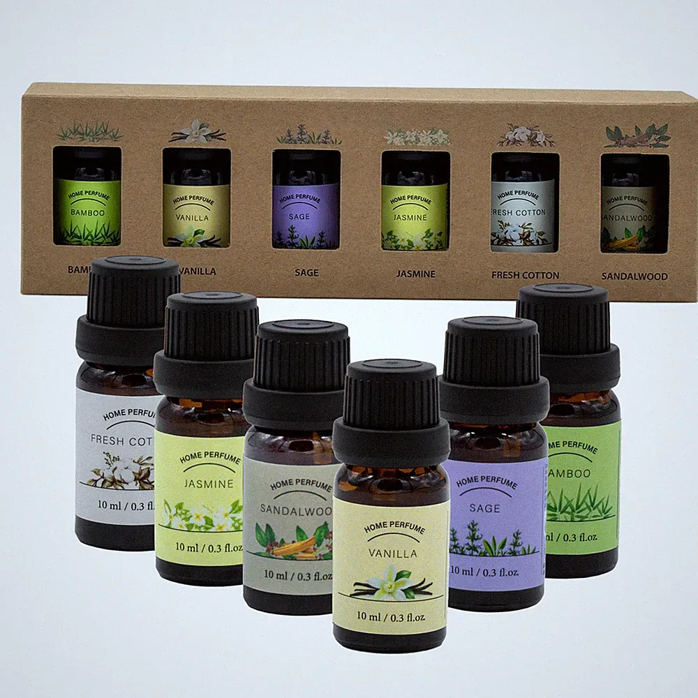 Raum Duft Diffuser Öl 10 ml - 12er Set - Aroma Therapie Luft Erfrischer Parfüm