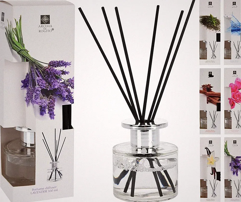 Raumdürft Diffuser Duftset Raumparfüm Duftstäbchen - 100 ml pro Flasche