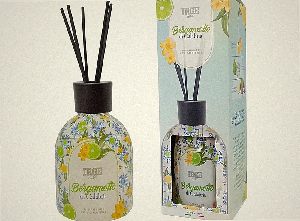 Raumduft mit Stäbchen 500 ml Diffuser Hausduft Zitrus