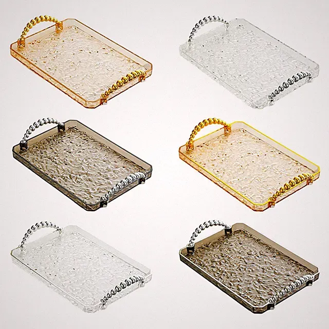 Rechteck Serviertablett Obstteller Parfüm Halter Badezimmer Waschtisch Organizer