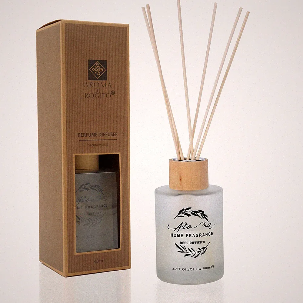 Reed Raumduft - Rose Sandelholz Geranie Teebaum - 80 ml - Glas - Parfum Diffuser