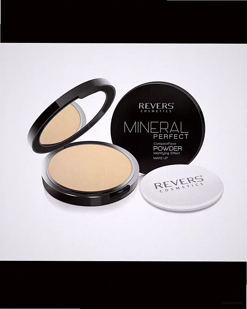 Revers Mineral Perfect Compact Gesichtspuder mattierender perfektionierender Effekt + Spiegel