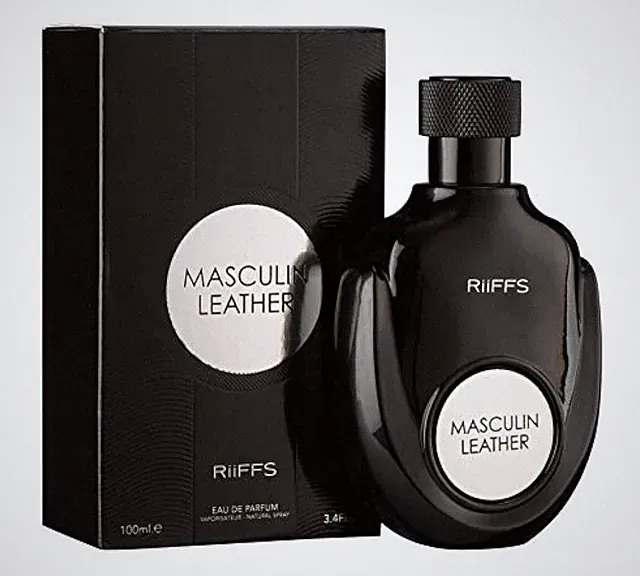 Riiffs Parfum Homme MASCULIN LEATHER Cuir Eau De Parfum Tenue 100ml Spray