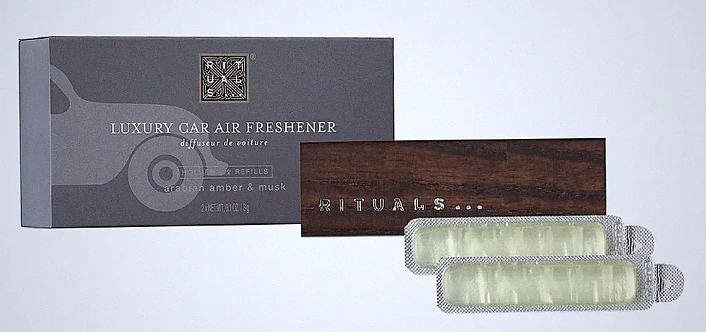 RITUALS HOMME-Set Car Autoparfum Neu & Ovp ( ehemals SAMURAI ) 2 x 3 g + Box