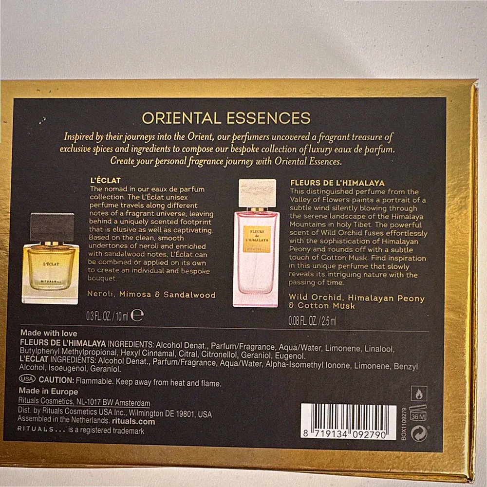Rituals Oriental Essences Parfum Set – L’Éclat 20 ml + Fleurs de l’Himalaya