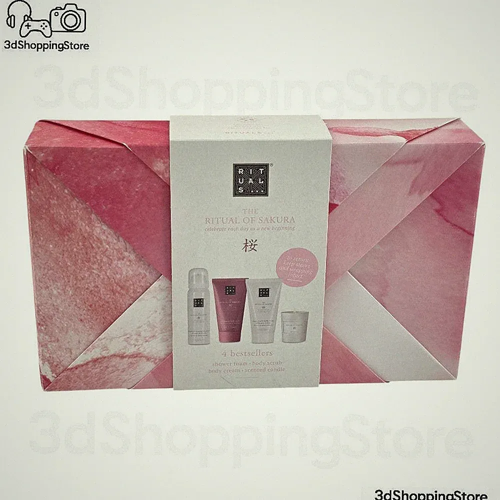 Rituals The Ritual of Sakura Set Duschschaum Peeling Creme Duftkerze