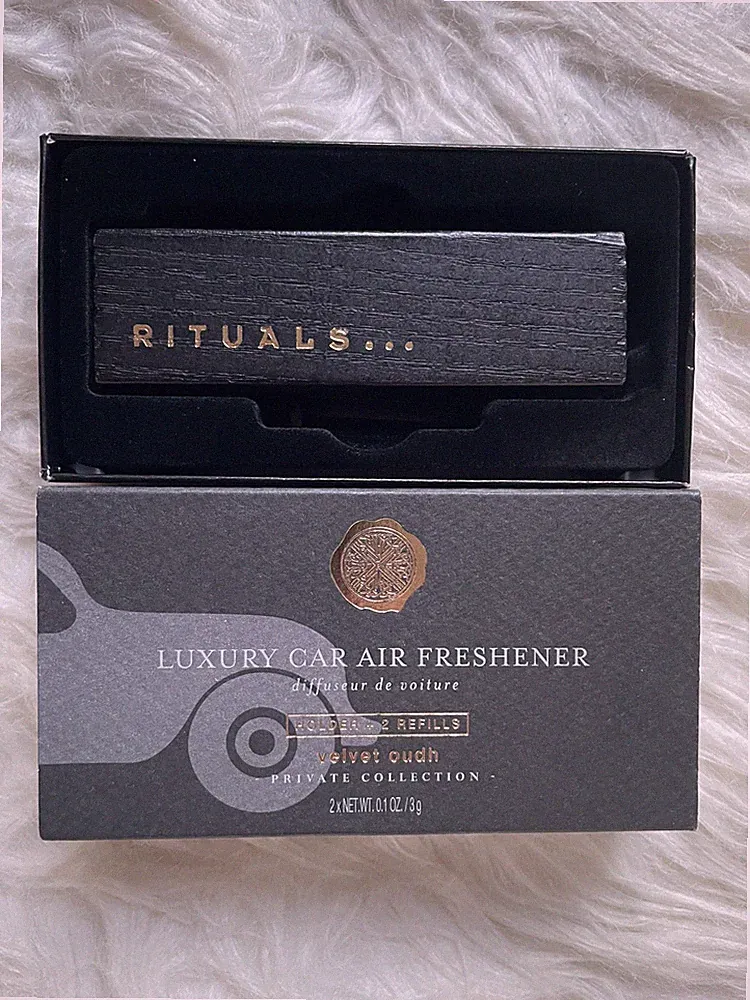RITUALS Velvet Oudh Autoparfum Private Collection 2x3g inkl. Car Halter 🚗 Neu