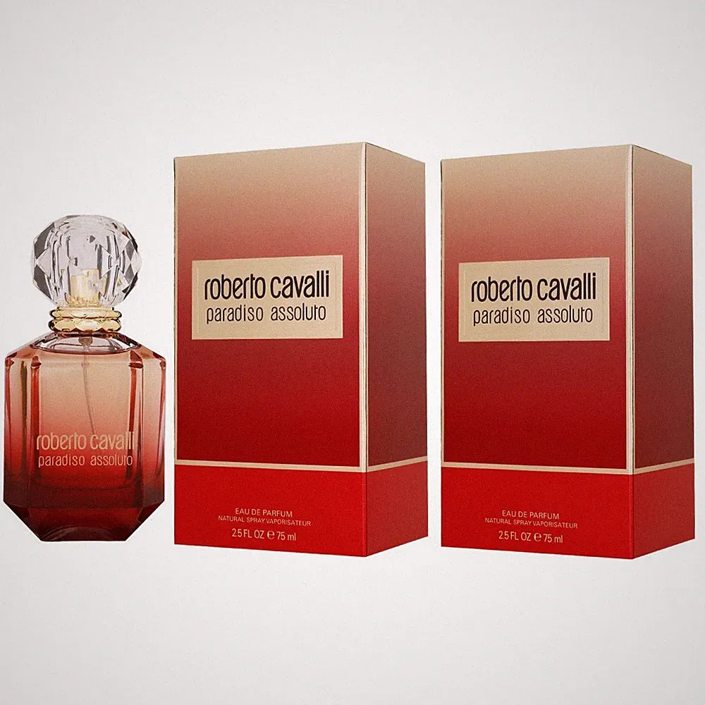 Roberto Cavalli Paradiso Assoluto 2 x 75 ml Eau de Parfum EDP Set