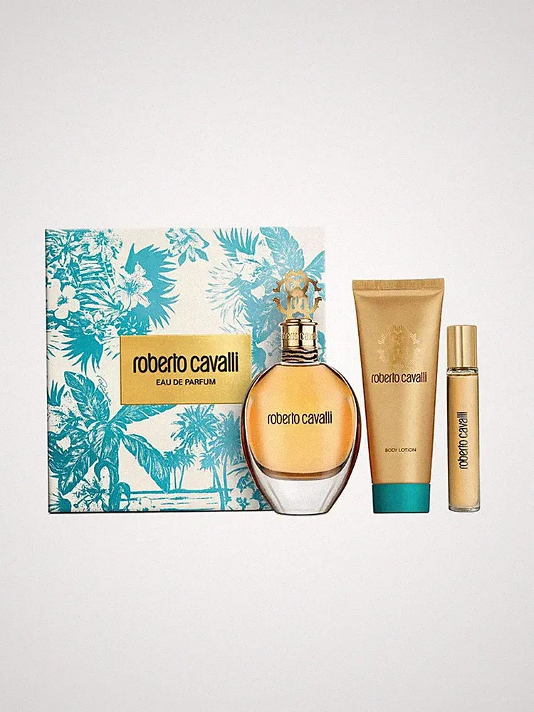 Roberto Cavalli Signature Unisex-Geschenkset 100 ml (3-Teilig) Duft NEU OVP