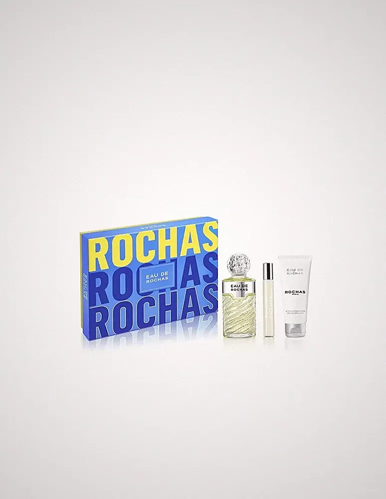 Rochas Eau de Rochas EdT Damen-Geschenkset 220 ml (3-Teilig) Duft NEU OVP