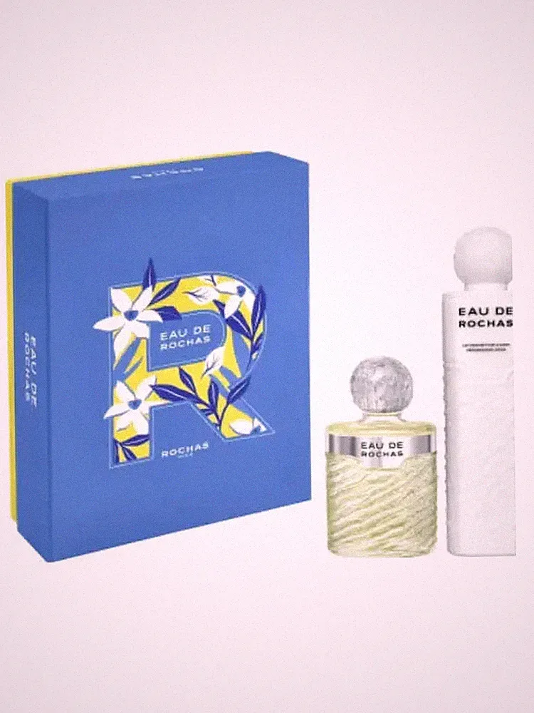 Rochas Eau de Rochas EdT Unisex-Geschenkset 220 ml (2-Teilig) Duft NEU OVP