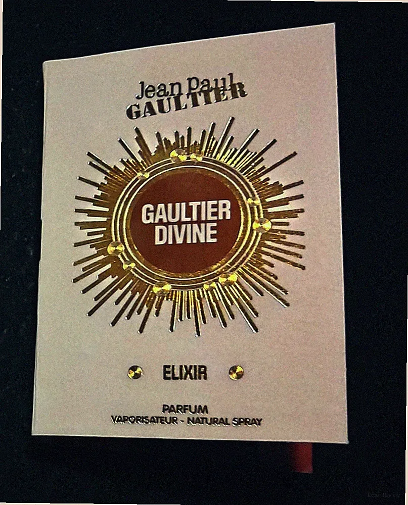 Röhrenprobe auf Karte - Jean Paul Gaultier Divine