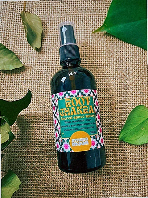 ROOT CHAKRA Botanical Room Spray Aromatherapie Crystal Infused Fragrance