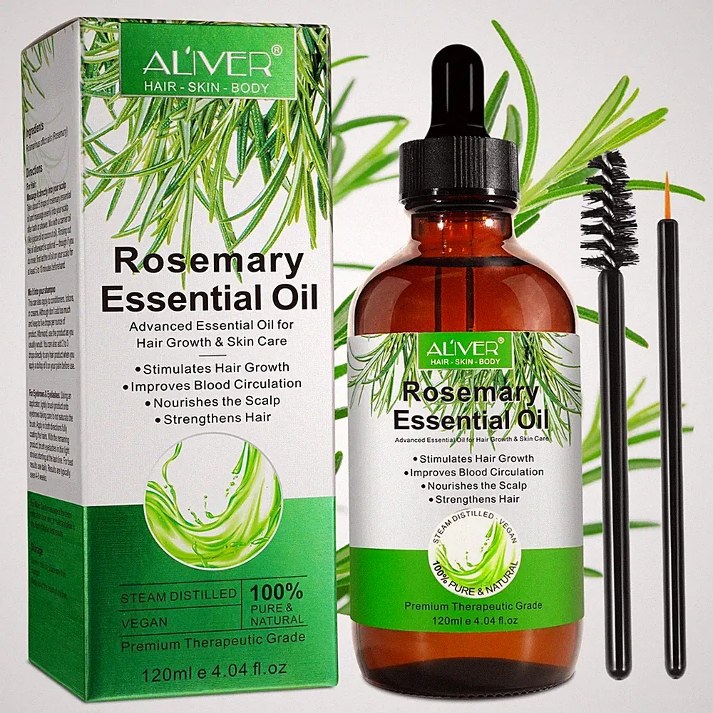 Rosmarinöl Ätherisches Öl Haarwachstum Haarpflege Hautpflege Vegan Set 120ml