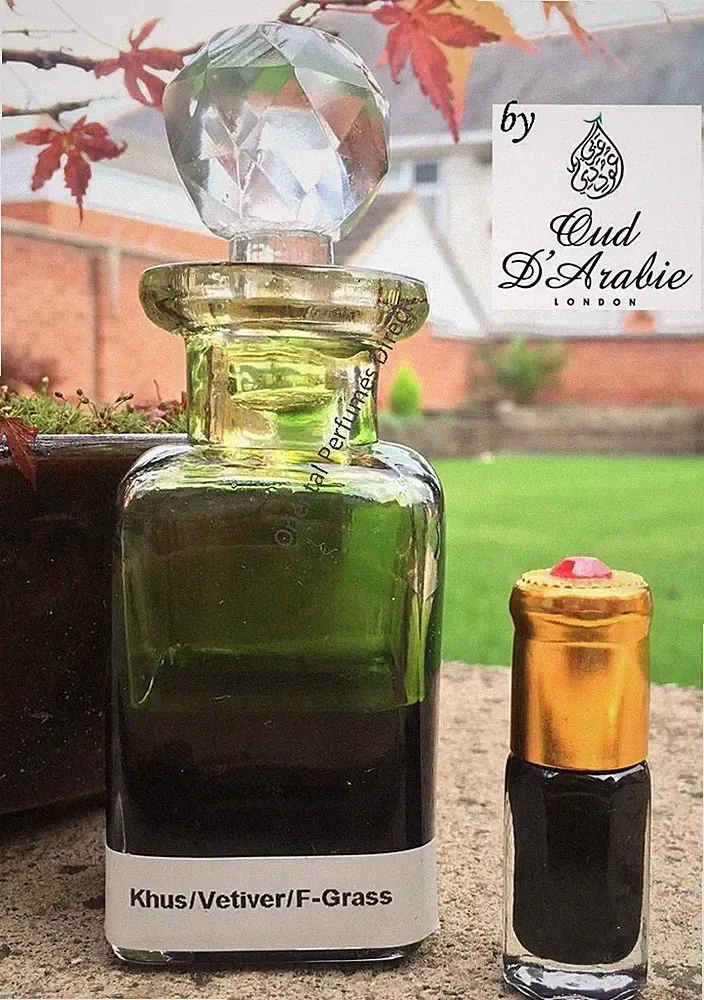 Royal Ruhul Khas Khus Vetiver Gradeapure Parfümöl 3ML Von Oud D`Arabie London