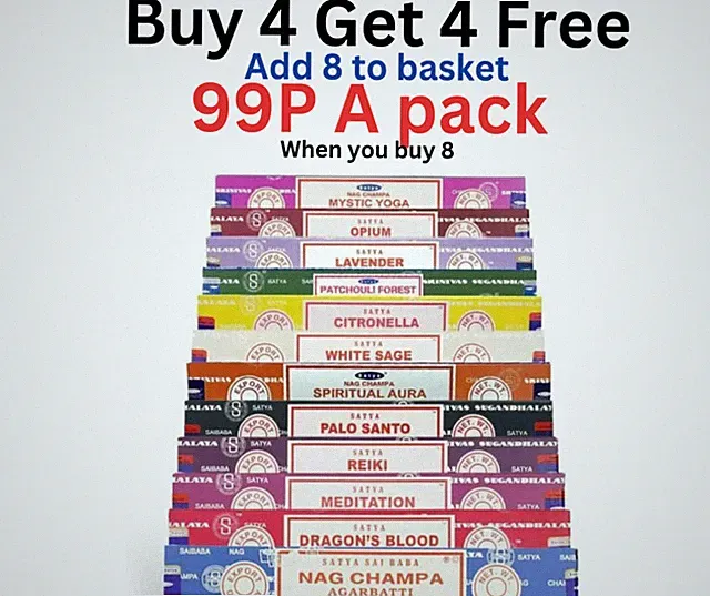 Satya Räucherstäbchen Nag Champa Insence Sticks Joss Mix & Match 15g Duftpackungen