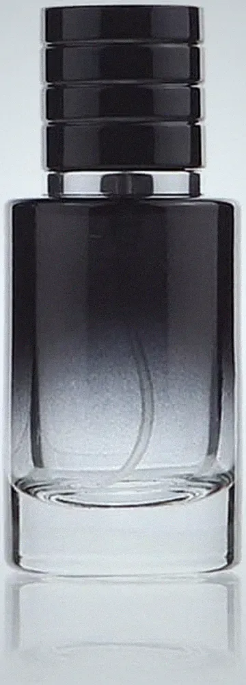 Schwarzer Parfümzerstäuber, Tragbar, Hochwertiges Glas, 30 Ml, Nachfüllbar, Klei