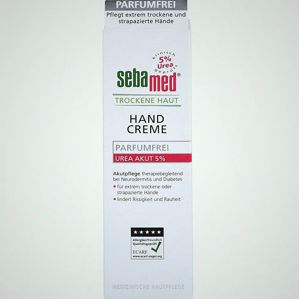 Sebamed Trockene Haut Urea Akut 5% Handcreme parfumfrei 75 75 ml (1er Pack)