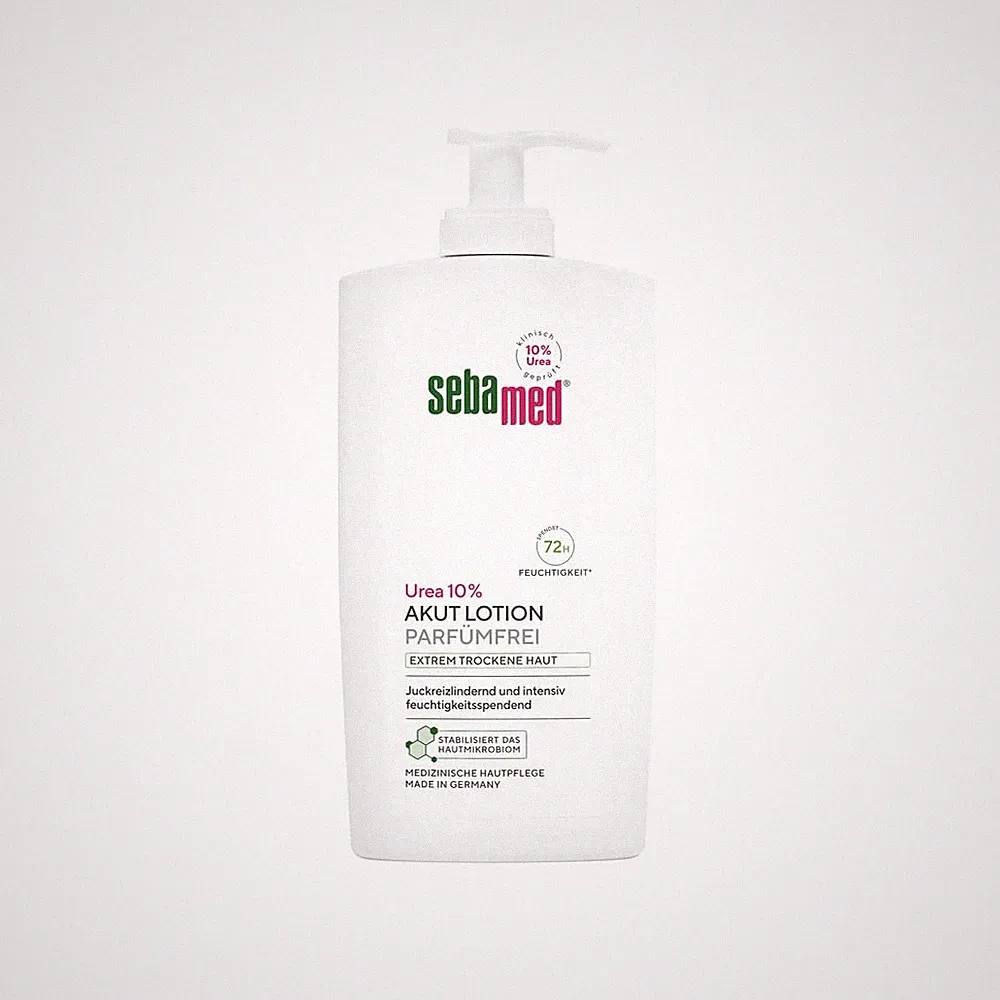 Sebamed Urea 10% Akut Lotion Parfümfrei trockene Haut Spender 400 ml