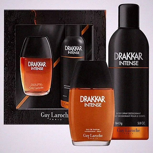 Set : Drakkar Noir Intense EdP For Men + Drakkar Noir Intense Body Spray