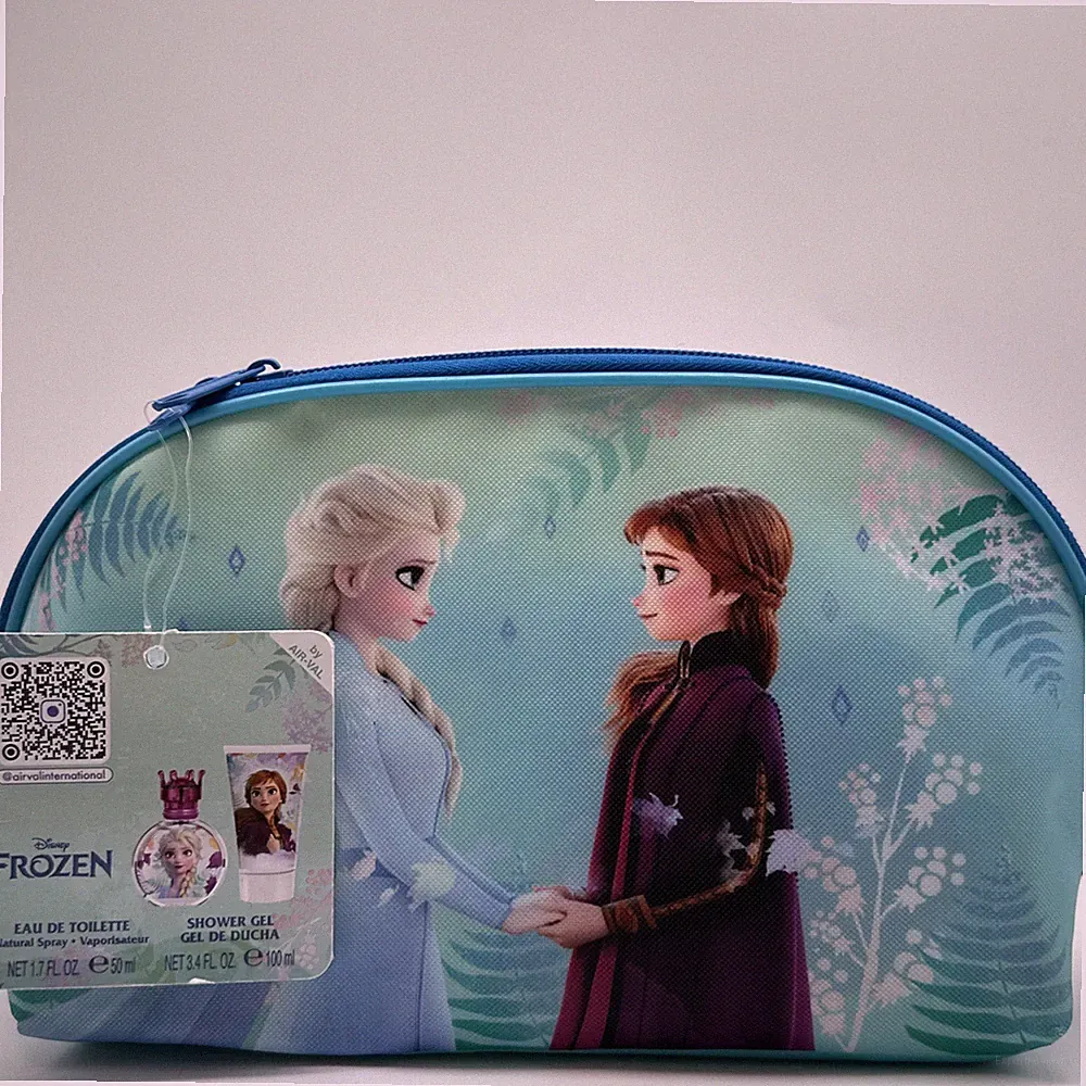 Set mit Kinderparfüm Frozen EAU De Toilette Und Schower Gel Mit Tasche Neu
