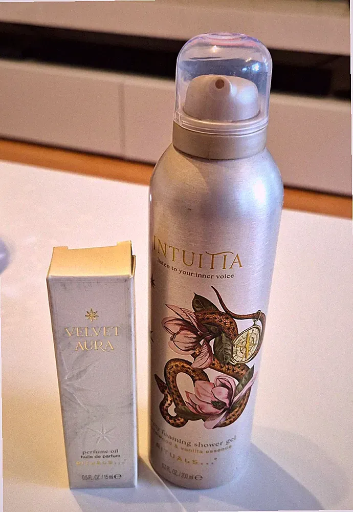 Set Rituals Limited Edition Intuitia Velvet Aura Parfum Öl Duschschaum 200 ml