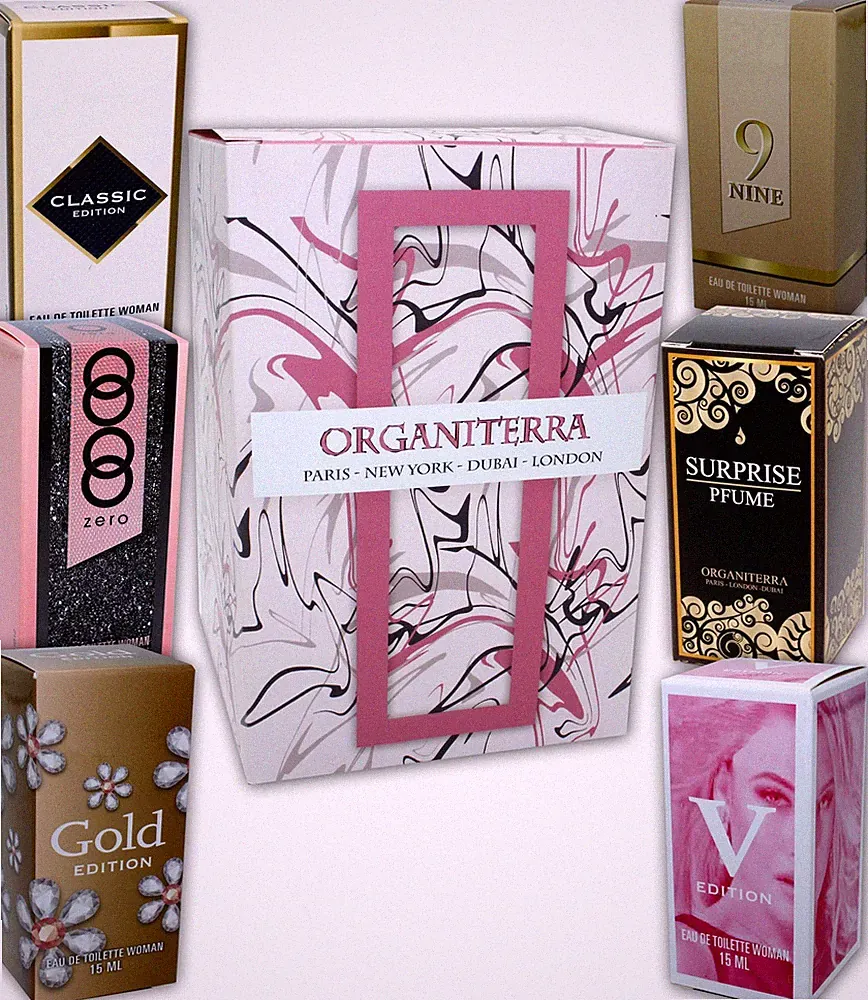 Set von 6 sechs Parfüm für Damen 15ml Jedes einzelne Box Spray. . Eau de Parf...