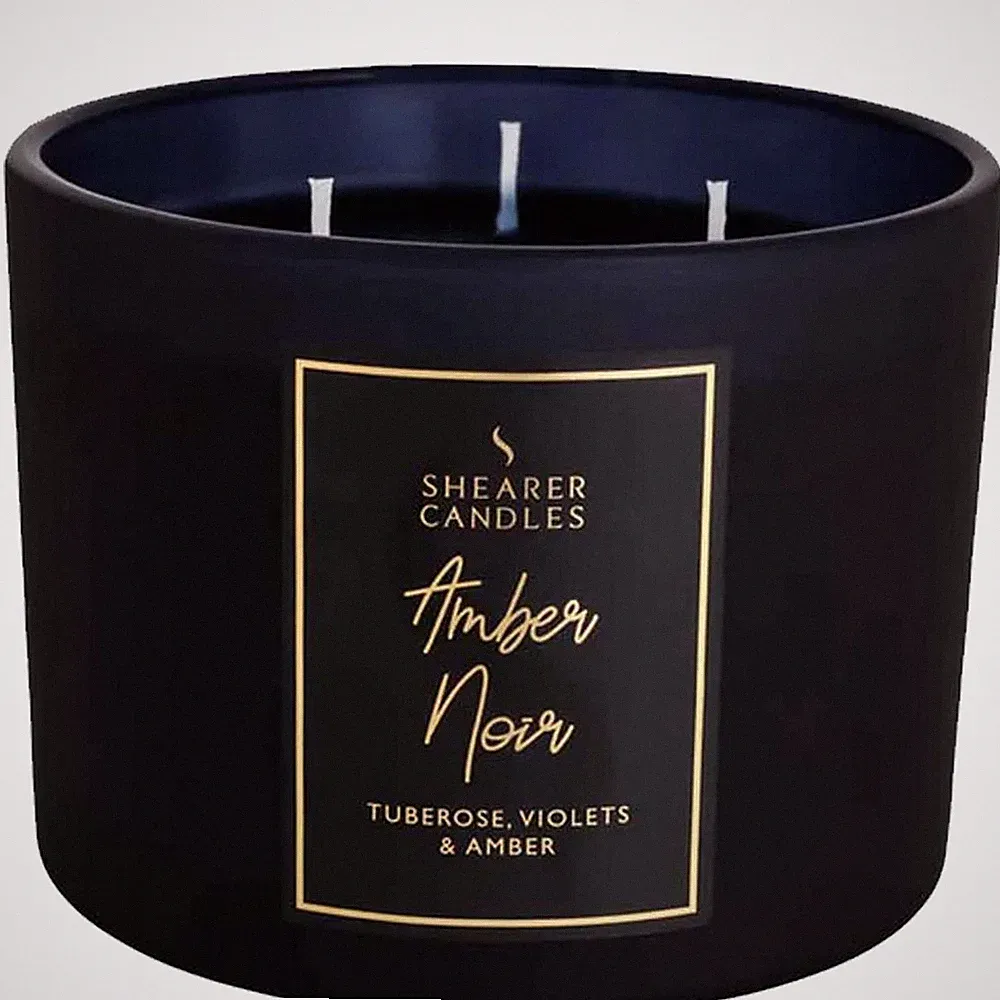 SHEARER CANDLE Amber Noir Duft Langanhaltende Duftkerze Multidocht *NEU*