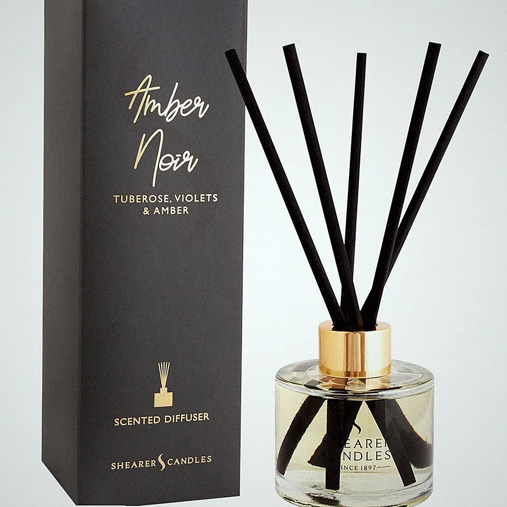 SHEARER CANDLES Amber Noir Duft langanhaltender Duft Diffuser 100ml *NEU*